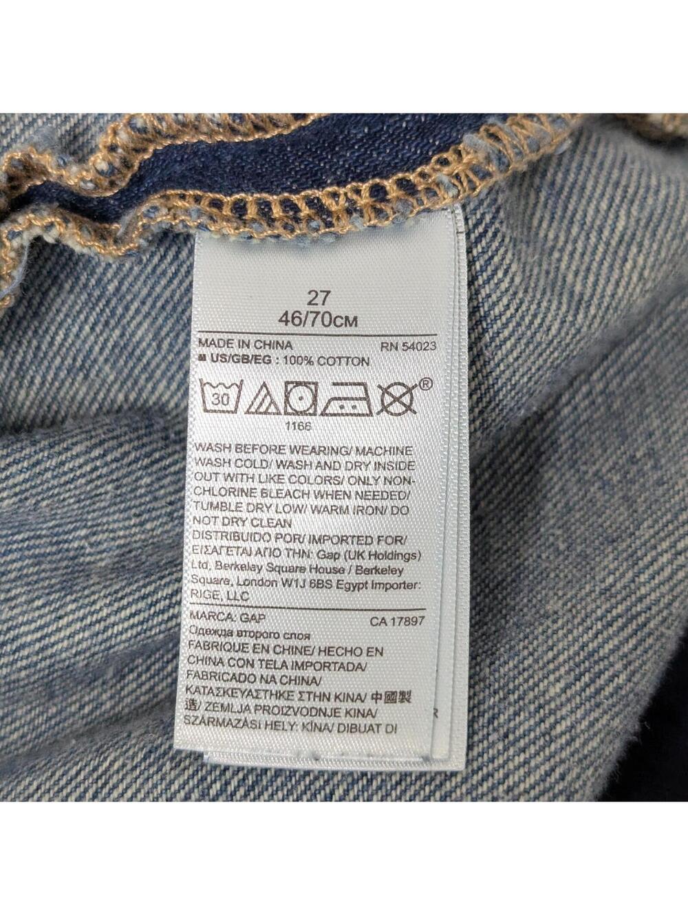 Gap denim button front mini skirt - Picture 6 of 6